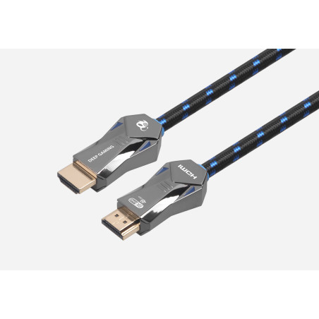 Deep Gaming DG-CAB-HDMI-21 HDMI cable 78.7" (2 m) HDMI Type A (Standard) Black, Gray