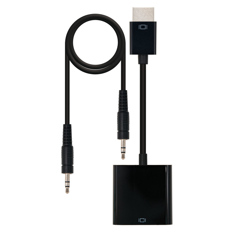 Nanocable 10.16.2001-BK video cable adapter 3.94" (0.1 m) Black Nanocable 10.16.2001-BK video cable adapter 3.94" (0.1 m) Black