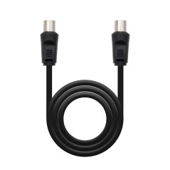 Nanocable 10.26.0202 coaxial cable 3C-2V 70.9" (1.8 m) 9.5 mm Black