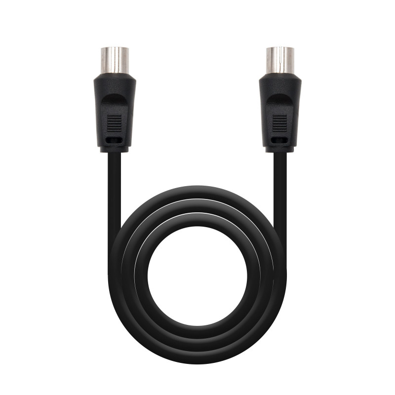 Nanocable 10.26.0202 coaxial cable 3C-2V 70.9" (1.8 m) 9.5 mm Black