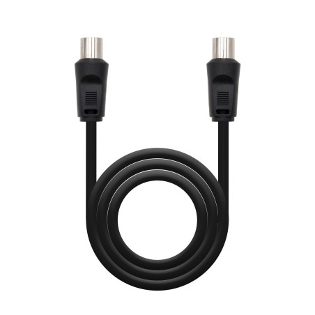 Nanocable 10.26.0202 coaxial cable 3C-2V 70.9" (1.8 m) 9.5 mm Black