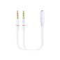 Nanocable 10.24.1203 cavo audio 0,2 m 2 x 3.5mm 3.5mm Bianco Nanocable 10.24.1203 cavo audio 0,2 m 2 x 3.5mm 3.5mm Bianco