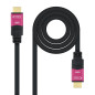 Nanocable 10.15.3715 cavo HDMI 15 m HDMI tipo A (Standard) Nero, Rosa Nanocable 10.15.3715 cavo HDMI 15 m HDMI tipo A (Standard) Nero, Rosa