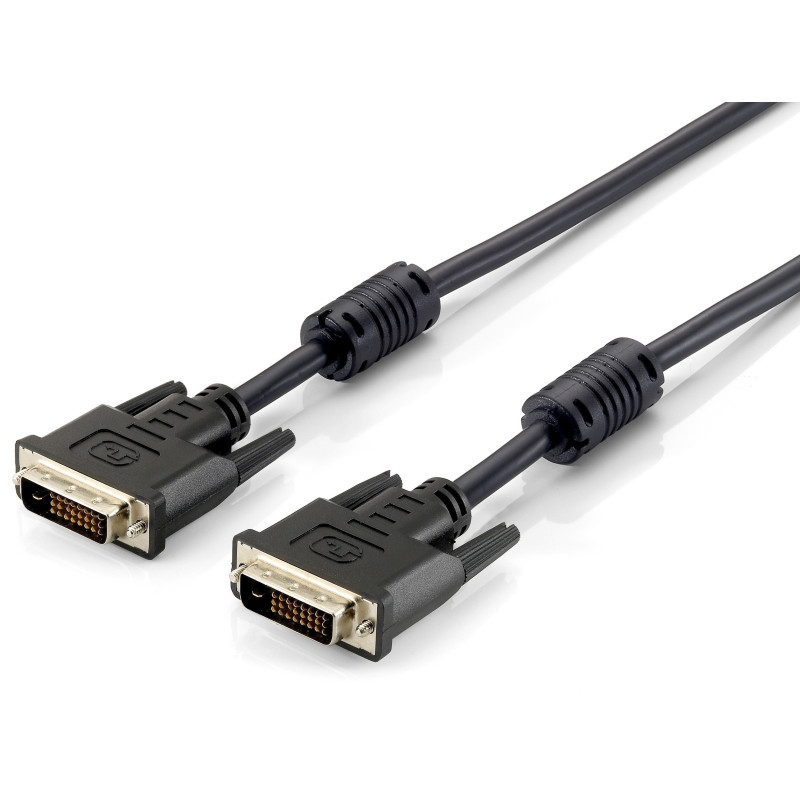 Equip 118932 DVI cable 70.9" (1.8 m) DVI-D Black Equip 118932 DVI cable 70.9" (1.8 m) DVI-D Black
