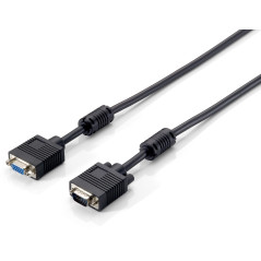 Equip 118807 VGA cable 70.9" (1.8 m) VGA (D-Sub) Black