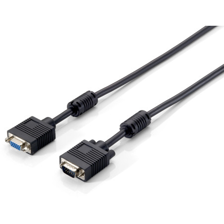 Equip 118807 cavo VGA 1,8 m VGA (D-Sub) Nero