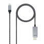 Nanocable 10.15.5102 video cable adapter 70.9" (1.8 m) USB Type-C HDMI Aluminum, Black Nanocable 10.15.5102 video cable adapter 70.9" (1.8 m) USB Type-C HDMI Aluminum, Black