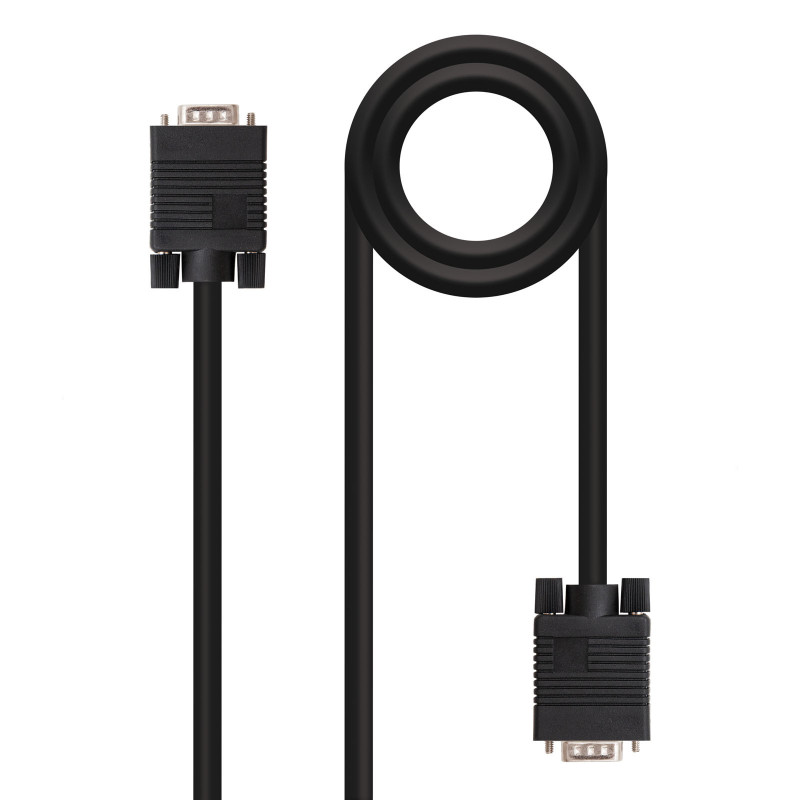 Nanocable 10.15.1302 VGA cable 70.9" (1.8 m) VGA (D-Sub) Black Nanocable 10.15.1302 VGA cable 70.9" (1.8 m) VGA (D-Sub) Black