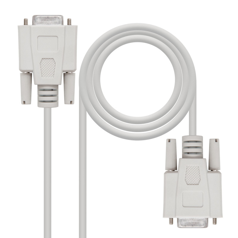 Nanocable 10.14.0602 cavo seriale Beige 1,8 m DB9 Nanocable 10.14.0602 cavo seriale Beige 1,8 m DB9