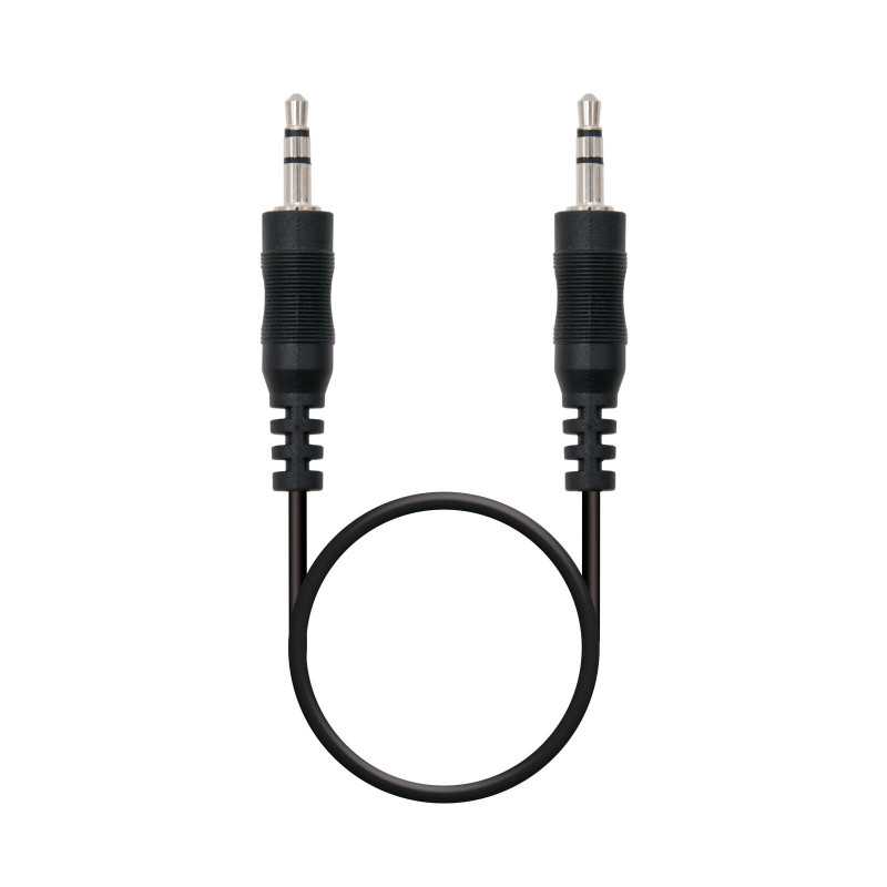 Nanocable 10.24.0100 cavo audio 0,3 m 3.5mm Nero Nanocable 10.24.0100 cavo audio 0,3 m 3.5mm Nero