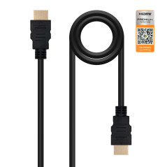 Nanocable HDMI V2.0, 3m HDMI cable 118.1" (3 m) HDMI Type A (Standard) Black