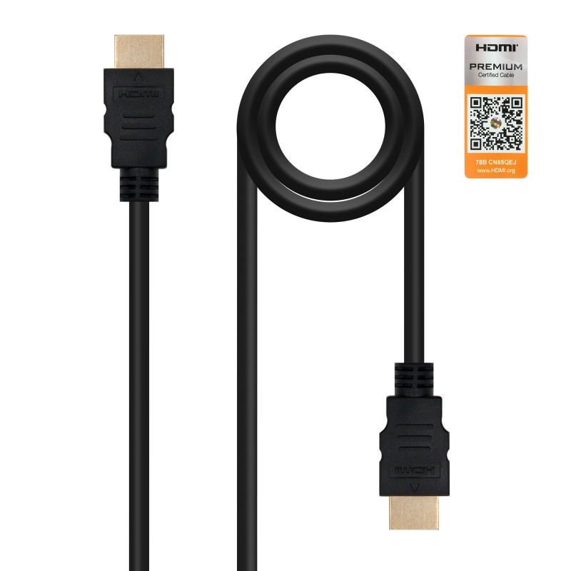Nanocable HDMI V2.0, 3m HDMI cable 118.1" (3 m) HDMI Type A (Standard) Black Nanocable HDMI V2.0, 3m HDMI cable 118.1" (3 m) HDMI Type A (Standard) Black