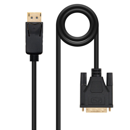Nanocable 10.15.4501 video cable adapter 39.4" (1 m) DisplayPort DVI Black
