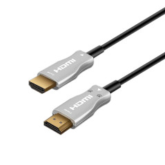 Ewent EC1355 HDMI, 20 m cavo HDMI HDMI tipo A (Standard) 2 x HDMI Type A (Standard) Nero, Argento