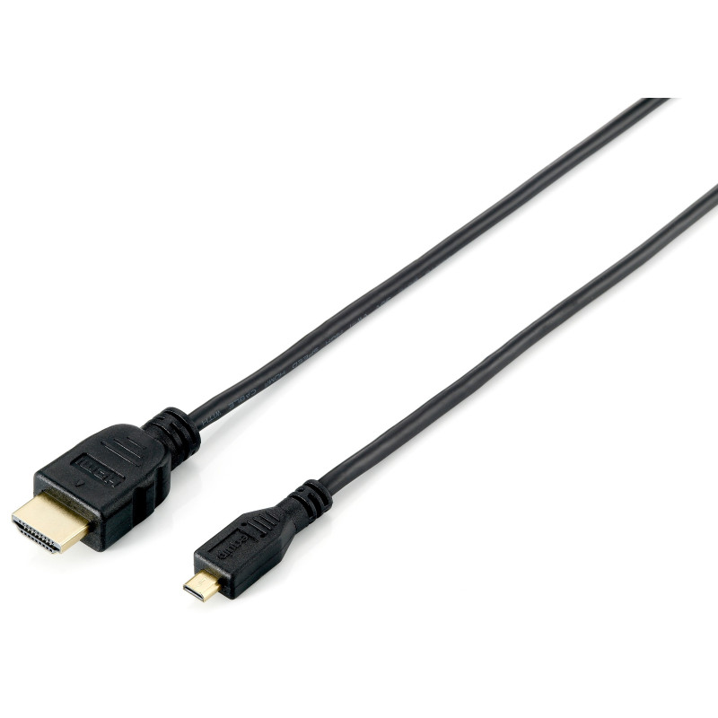 Equip 119309 HDMI cable 39.4" (1 m) HDMI Type A (Standard) HDMI Type D (Micro) Black Equip 119309 HDMI cable 39.4" (1 m) HDMI Type A (Standard) HDMI Type D (Micro) Black