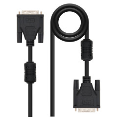 Nanocable 10.15.0802 DVI cable 70.9" (1.8 m) Black