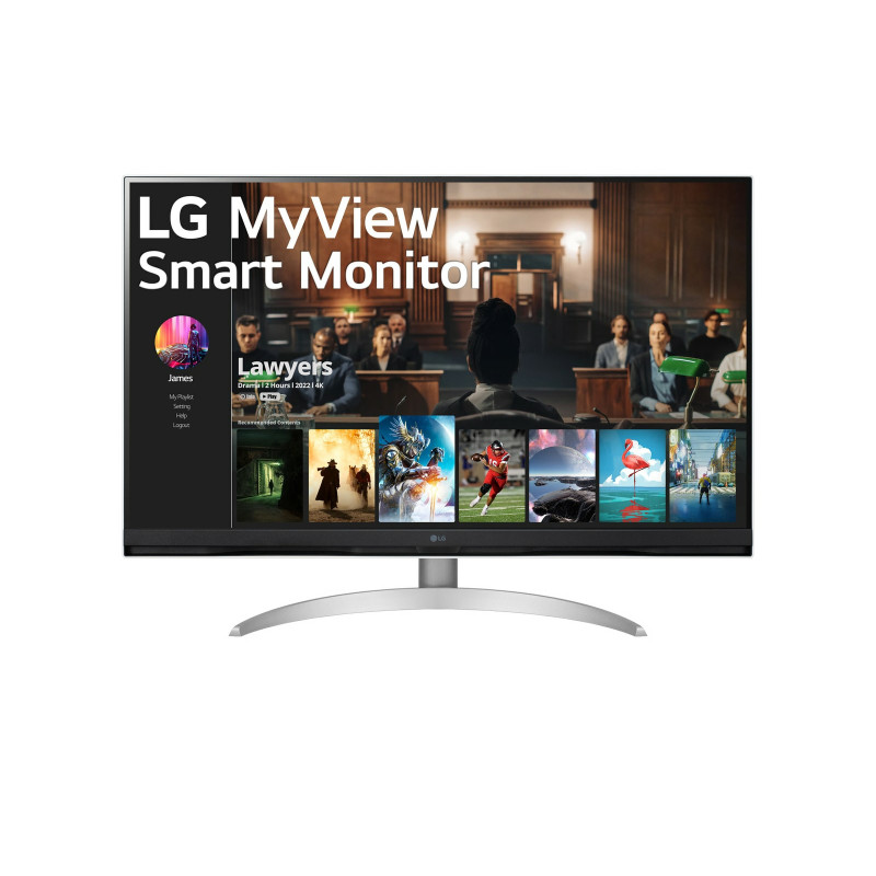 LG 32SQ700S-W computer monitor 32" 3480 x 2160 pixels 4K Ultra HD LCD White LG 32SQ700S-W computer monitor 32" 3480 x 2160 pixels 4K Ultra HD LCD White