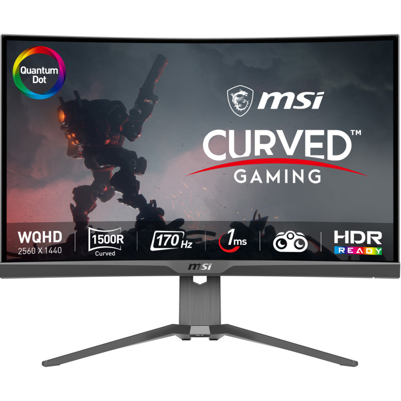 MSI MAG 275CQRF QD computer monitor 27" 2560 x 1440 pixels Wide Quad HD Black MSI MAG 275CQRF QD computer monitor 27" 2560 x 1440 pixels Wide Quad HD Black