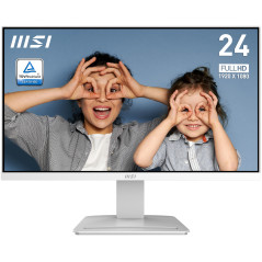 MSI Pro MP2412W Monitor PC 60,5 cm (23.8") 1920 x 1080 Pixel Full HD LCD Bianco