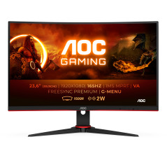 AOC G2 C24G2AE BK computer monitor 23.6" 1920 x 1080 pixels Full HD LED Black, Red