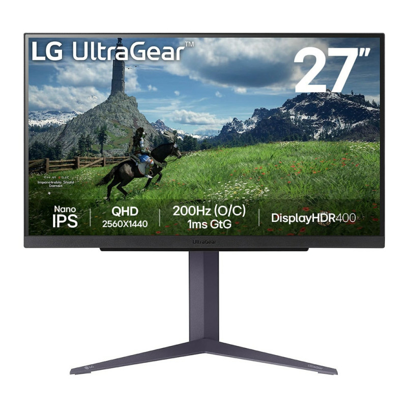 LG 27GS85Q-B computer monitor 27" 2560 x 1440 pixels Quad HD Black LG 27GS85Q-B computer monitor 27" 2560 x 1440 pixels Quad HD Black