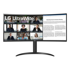 LG 34WR55QK-B computer monitor 34" 3440 x 1440 pixels Wide Quad HD Black