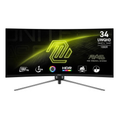 MSI MAG 345CQR Monitor PC 86,4 cm (34") 3440 x 1440 Pixel UltraWide Dual Quad HD Nero