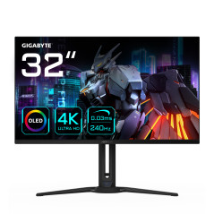GIGABYTE FO32U2 computer monitor 31.5" 3840 x 2160 pixels 4K Ultra HD OLED Black