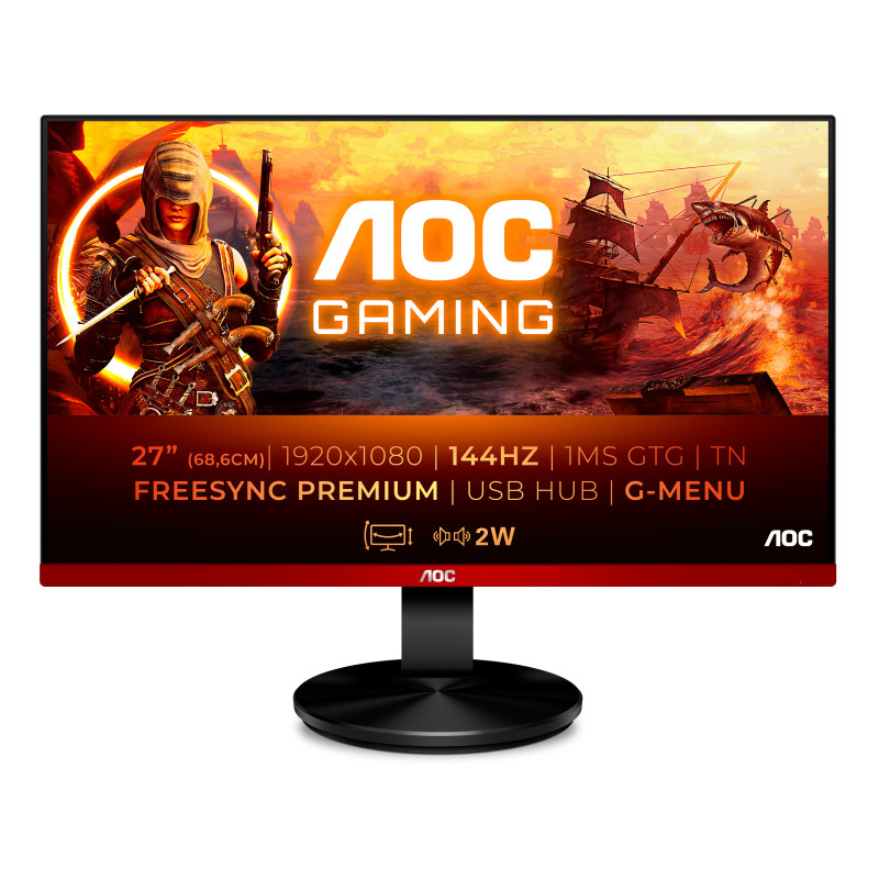 AOC 90 Series G2790PX LED display 68,6 cm (27") 1920 x 1080 Pixel Full HD Nero AOC 90 Series G2790PX LED display 68,6 cm (27") 1920 x 1080 Pixel Full HD Nero