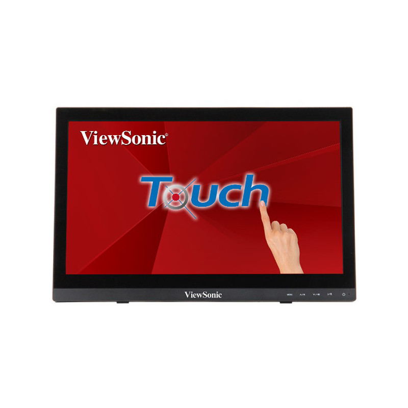 Viewsonic TD1630-3 Monitor PC 39,6 cm (15.6") 1366 x 768 Pixel HD LCD Touch screen Multi utente Nero