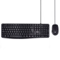 Ewent EW3006 keyboard Mouse included Office USB QWERTY Spanish Black Ewent EW3006 keyboard Mouse included Office USB QWERTY Spanish Black
