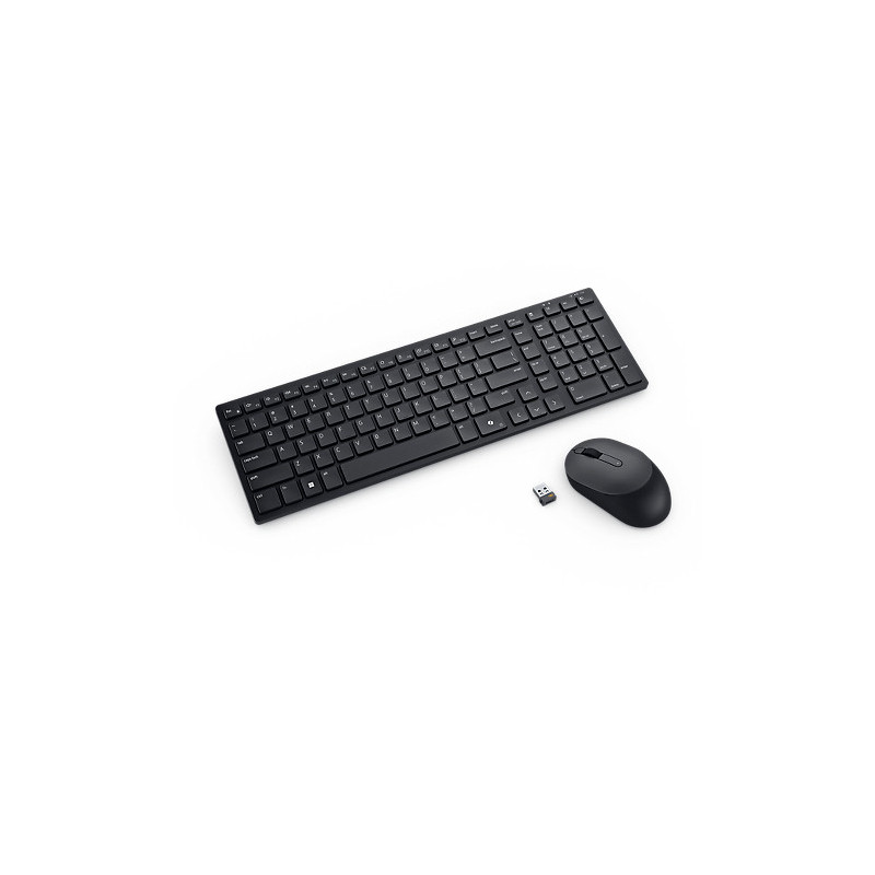 DELL KM555 tastiera Mouse incluso Universale RF senza fili + Bluetooth QWERTY Spagnolo Nero