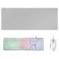 Mars Gaming MCPXWES keyboard Mouse included USB Spanish White