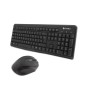 CoolBox COO-KTR-02W keyboard Mouse included Office RF Wireless QWERTY Spanish Black CoolBox COO-KTR-02W keyboard Mouse included Office RF Wireless QWERTY Spanish Black