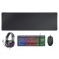 Mars Gaming MCP-RGB3 keyboard Mouse included USB QWERTY Spanish Black