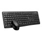 CoolBox COO-KTR-03W keyboard Mouse included Home/Office RF Wireless QWERTY Spanish Black CoolBox COO-KTR-03W keyboard Mouse included Home/Office RF Wireless QWERTY Spanish Black