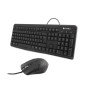 CoolBox COO-KTR-01U keyboard Mouse included Office USB QWERTY Black