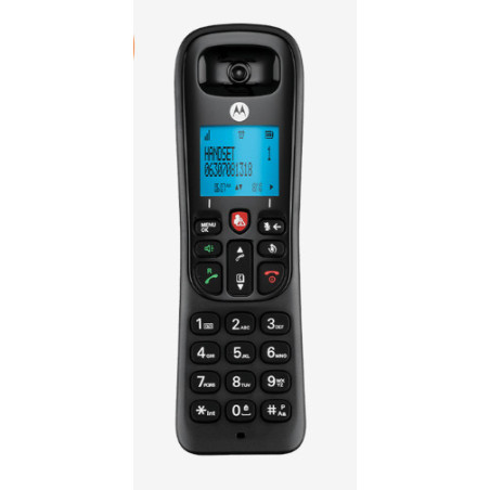 Motorola CD4001 DECT telephone Caller ID Black