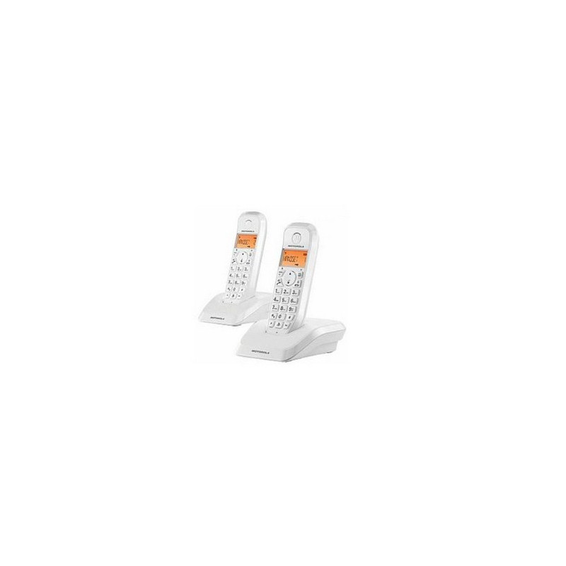 Motorola S12 Duo DECT telephone Caller ID White Motorola S12 Duo DECT telephone Caller ID White