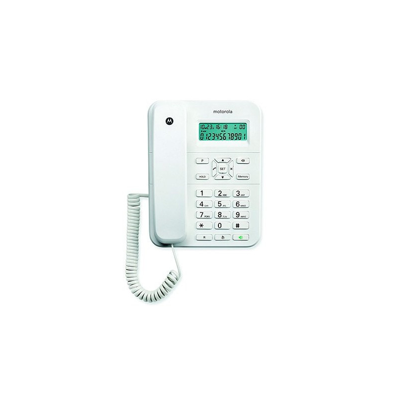 Motorola CT202 Analog telephone Caller ID White Motorola CT202 Analog telephone Caller ID White