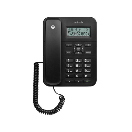 Motorola CT202 Analog telephone Caller ID Black