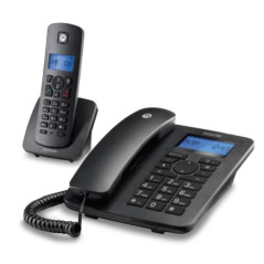 Motorola C4201 Analog DECT telephone Caller ID Black