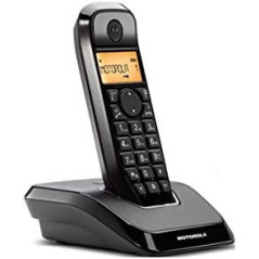 Motorola S1201 DECT telephone Caller ID Black