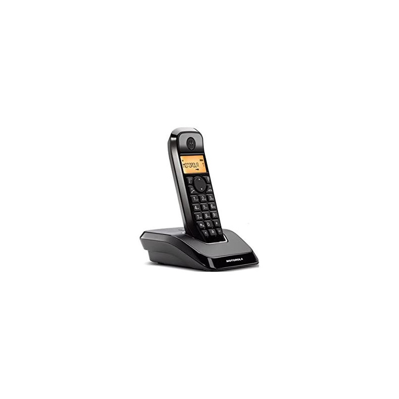 Motorola S1201 DECT telephone Caller ID Black