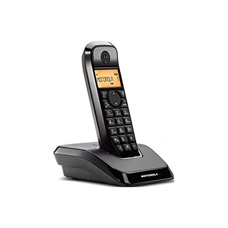Motorola S1201 DECT telephone Caller ID Black
