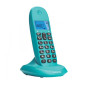 Motorola C1001 Telefono DECT Identificatore di chiamata Turchese Motorola C1001 Telefono DECT Identificatore di chiamata Turchese