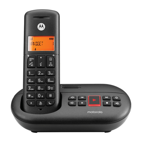 Motorola E211 DECT telephone Caller ID Black