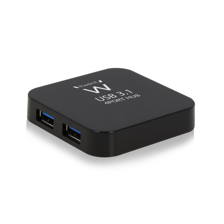 Ewent EW1134 interface hub USB 3.2 Gen 2 (3.1 Gen 2) Type-A 5000 Mbit/s Black