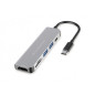 Conceptronic DONN02G laptop dock/port replicator USB 3.2 Gen 1 (3.1 Gen 1) Type-C Aluminum