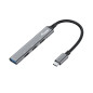 Equip 128961 interface hub USB 3.2 Gen 1 (3.1 Gen 1) Type-C 5000 Mbit/s Black, Gray